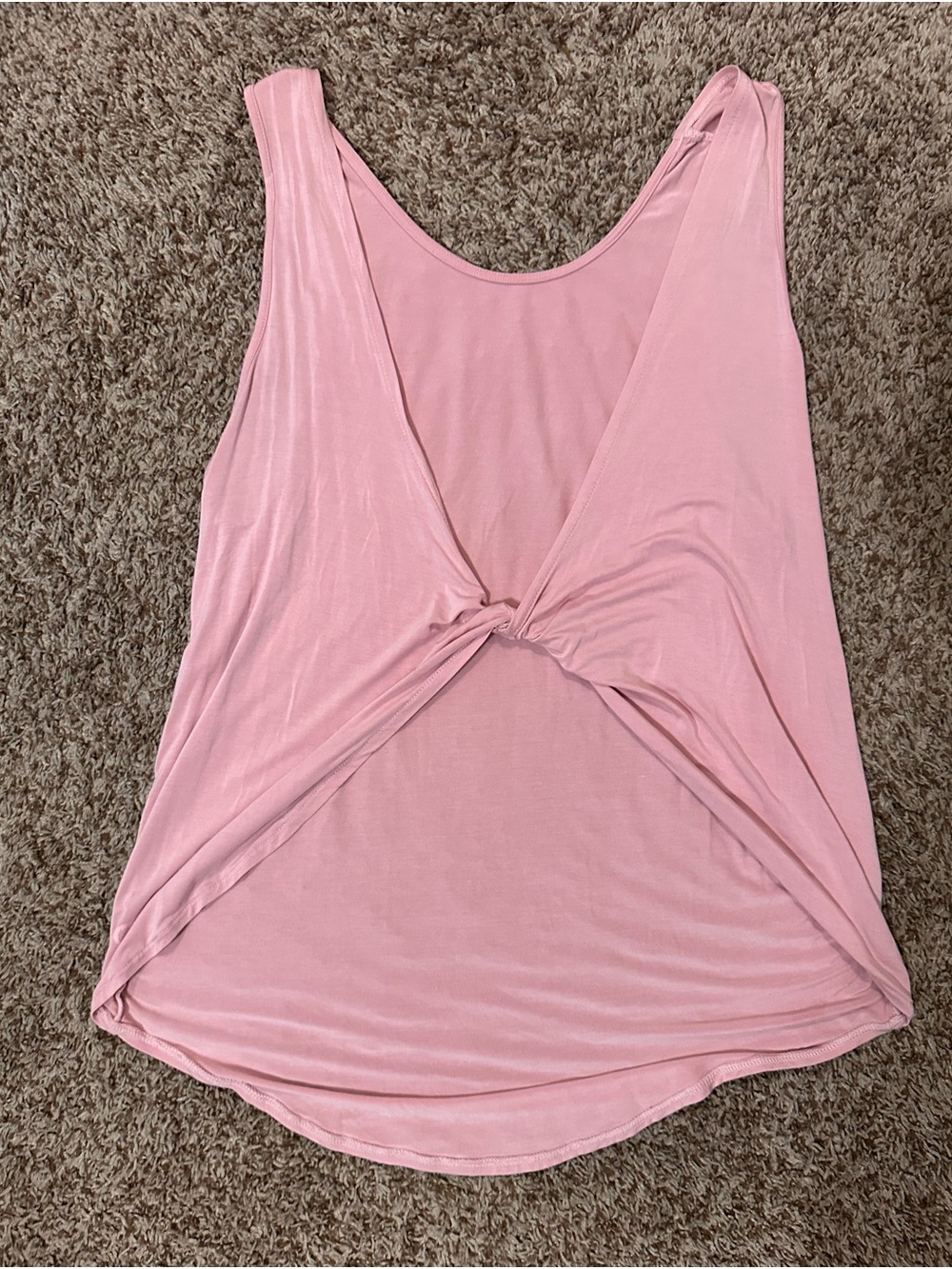 🌙 ZYIA Pink Twist in the Back Tank